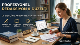metinlerinizi kusurlarından özenle arındırıyorum