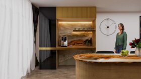 mimarlık alanında 3d modelleme ile mutfak çizimi yapıyorum