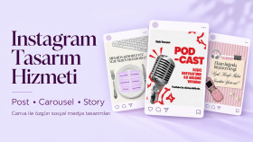 Canva ile profesyonel Instagram tasarımları hazırlarım