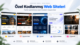  ihtiyacınıza özel profesyonel web sitesi geliştiririm