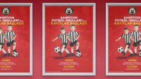 Melid Creative Şampiyon Futbol Okulları Afiş Tasarımı