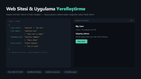 web sitenizi ve uygulamanızı İngilizceye çeviririm