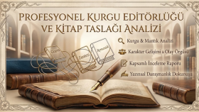 kitap dosyanıza kurgu editörlüğü ve redaksiyon yaparım