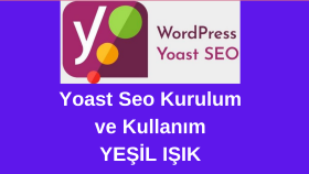 yoast seo kurulumu ve ayarlaması yaparım
