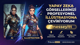 yapay zeka görsellerinizi illüstrasyona çevirebilirim