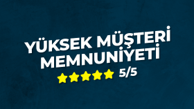Yüksek Müşteri Memnuniyeti!