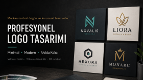 markanıza özel kurumsal logo tasarımlarım