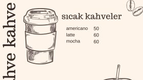  bar ve kafeniz için menü tasarlıyorum