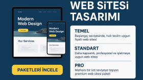 modern ve profesyonel web siteleri tasarlayıp geliştiriyorum