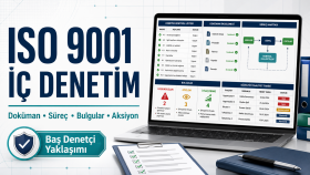ISO 9001 iç denetim ve uygunluk analizi yaparım