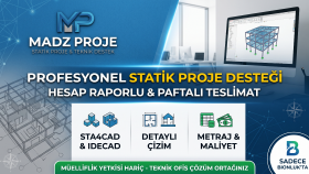 statik proje desteği sunmaktayım