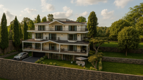 Villa Dış Cephe Render ve Ruhsat Projesi