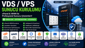 VDS ve VPS sunucunuzu profesyonel olarak kurabilirim