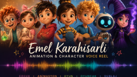 animasyon, çizgi film, masal, oyuncak seslendirmesi yaparım