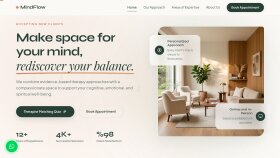 MindFlow - Terapistler İçin Özel Web Sitesi Tasarımı