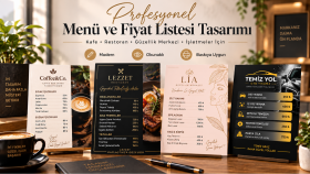 Menü & Fiyat Listesi Tasarımları