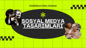  sosyal medya gönderi ve hikaye tasarımları hazırlarım