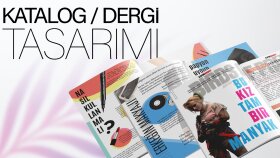 dergi ve katalog tasarımları yapıyorum