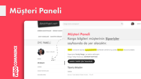 Woocommerce Kargo Takip Eklentisi Müşteri Paneli Ekranı