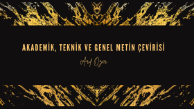 İngilizce metinlerinizi titizlikle çeviririm