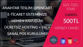 Anahtar Teslim Opencart