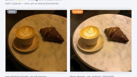 Kafe fotoğrafı: sarı ışık düzeltme ve kadraj