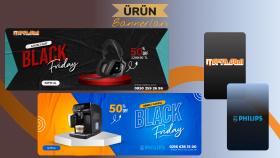 İtopya ve Philips için yaptığım banner çalışması