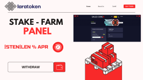 kripto projeniz için stake ve farm panelleri oluşturabilirim