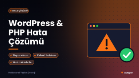 WordPress ve PHP sitenizdeki hataları çözerim