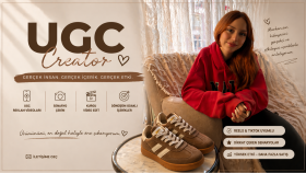 Ben UGC reklam videoları çekip markanı büyütürüm