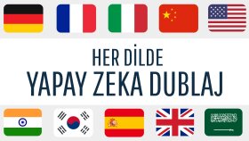 videolarınızı yapay zeka ile çok dilli seslendiririm