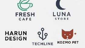 Modern ve Minimalist Logo Tasarımı Çalışmalarım