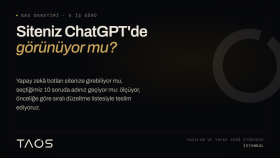 yapay zeka seo ve chatgpt görünürlük denetimi yaparım