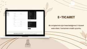 E-Ticaret Sitesi / Front-End Tasarım Hizmeti
