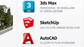 3ds Max & SketchUp | Mimari 3D Modelleme ve Cephe Tasarımı