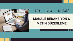 profesyonel düzeyde akademik makale redaktörlüğü yapabilirim