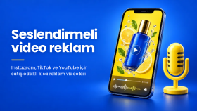 markanız için seslendirmeli video reklam hazırlarım