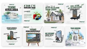 Horizon Tour - Sosyal Medya Tasarımları