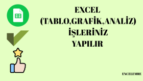excel işleriniz hızlı ve düzgün şekilde yaparım