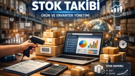 sizin için stok takibi ürün ve envanter yönetimi yaparım