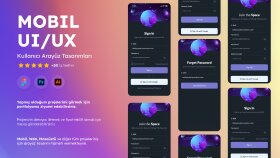 Galaxy.AI - Mobile UI/UX Çalışması