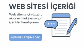 web içeriklerinizi özgün ve akıcı şekilde hazırlarım