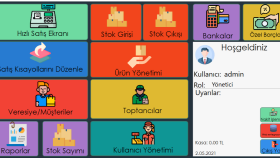 Marketler için muhasebe sistemi ve barkodlu satış asistanı