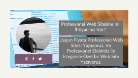 sizin için profesyonel bir web sitesi hazırlayabilirim