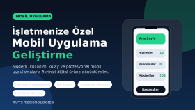 işletmeniz için mobil uygulama geliştirebilirim