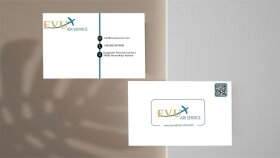 EVU AİR SERVİCE KARTVİZİT TASARIMI