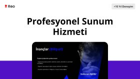 size profesyonel sunum hazırlarım