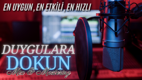 sesinizi en iyi hâline getirerek mix ve mastering yaparım