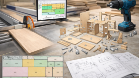 👉 CNC Kesim ve Mobilya Üretimi İçin Profesyonel Teknik Çizi