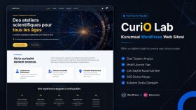 CuriO Lab - Kurumsal WordPress Web Sitesi